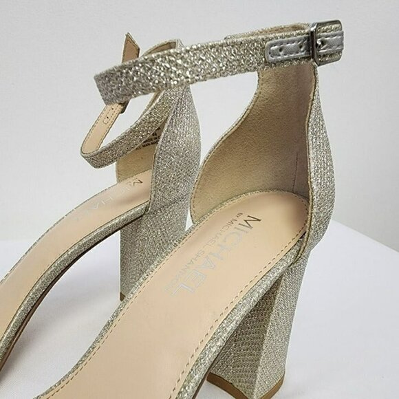 Michael Shannon Silver Heeled Sandals 8.5 - Picture 5 of 12
